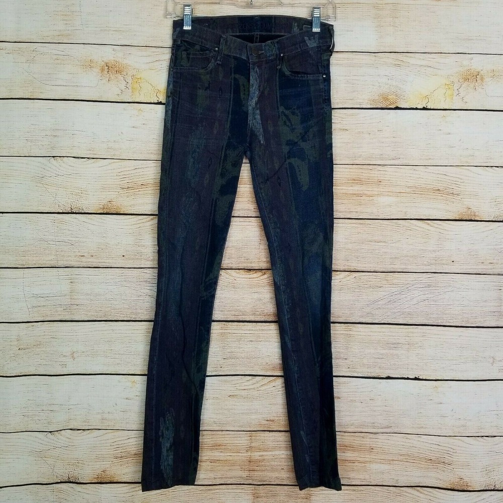 Citizens of Humanity Avedon Womens Jeans Sz 26 Multi Color Low Rise Skinny Denim